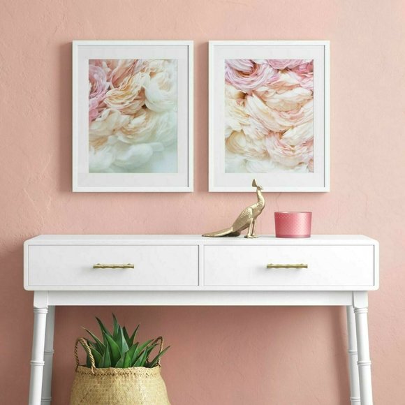 Opalhouse Wall Decor Opalhouse Set Of 2 6 X 2 Floral Photography